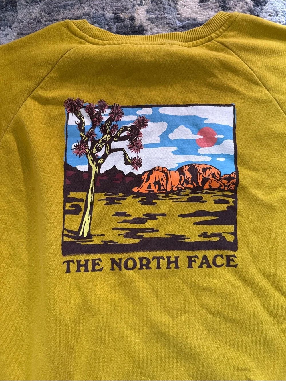 The North Face Mustard Crewneck Sweatshirt